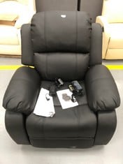 MASSAGE RELAX CHAIR TREVI ELEVATOR MASSAGE CHAIR NALUI BLACK, MISSING PART OF A CHARGER.