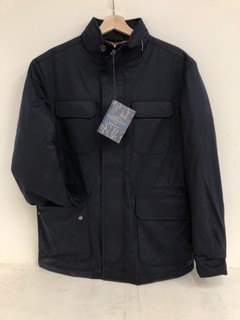 N.PEAL UTILITY JACKET IN NAVY SIZE: S RRP - £1295: LOCATION - E1