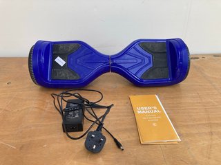 (COLLECTION ONLY) SELF BALANCING SCOOTER IN BLUE: LOCATION - A1T