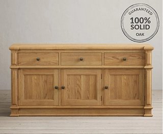 LAWSON/BEWLEY NATURAL SOLID EXTRA LARGE SIDEBOARD - RRP £879: LOCATION - B4