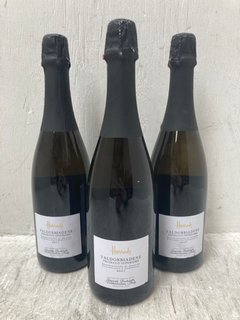 (COLLECTION ONLY) 3 X HARRODS VALDOBBIADENE PROSECCO SUPERIORE BRUT 75CL VOL: 11.5% (PLEASE NOTE: 18+YEARS ONLY. ID MAY BE REQUIRED): LOCATION - BR2