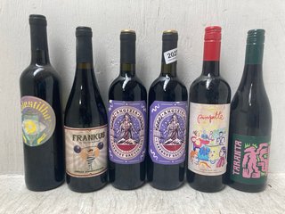 (COLLECTION ONLY) 6 X ASSORTED RED WINES TO INCLUDE ANGIZIA CABERNET SAUVIGNON RED WINE 750ML VOL: 12.5% (PLEASE NOTE: 18+YEARS ONLY. ID MAY BE REQUIRED): LOCATION - BR2
