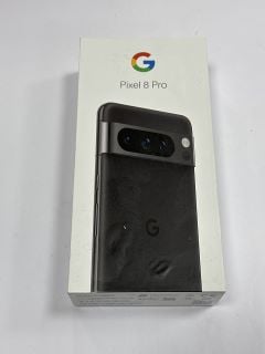 GOOGLE PIXEL 8 PRO 256 GB SMARTPHONE (ORIGINAL RRP - £1059) IN OBSIDIAN: MODEL NO GC3VE (WITH BOX & ALL ACCESSORIES) [JPTM115469] (SEALED UNIT) THIS PRODUCT IS FULLY FUNCTIONAL AND IS PART OF OUR PRE