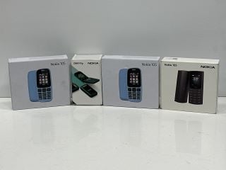4X NOKIA VARIOUS MODEL MOBILE PHONES (WITH BOXES) [JPTM115300] THIS PRODUCT IS FULLY FUNCTIONAL AND IS PART OF OUR PREMIUM TECH AND ELECTRONICS RANGE