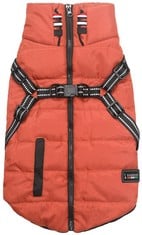 QTY OF ASSORTED ITEMS TO INCLUDE GEYECETE PET OUTDOORFRONT CLOTHING DOG COAT SMALL ORANGE - RRP £250: LOCATION - C
