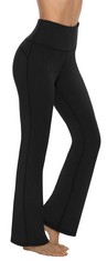 QTY OF ADULTS CLOTHING TO ICLUDE AFITNE BOOTCUT YOGA PANTS FOR WOMEN NAVY BLUE MEDIUM - RRP £250: LOCATION - C