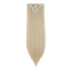 QTY OF ASSORTED ITEMS TO INCLUDE 20 INCH CURLY WAVY HAIR EXTENSIONS SANDY BLONDE AND BLEACH BLONDE - RRP £238: LOCATION - C