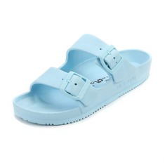 QTY OF ADULT SHOES TO INCLUDE VICT POPU WOMENS SANDALS BLUE UK 7 - RRP £350: LOCATION - C