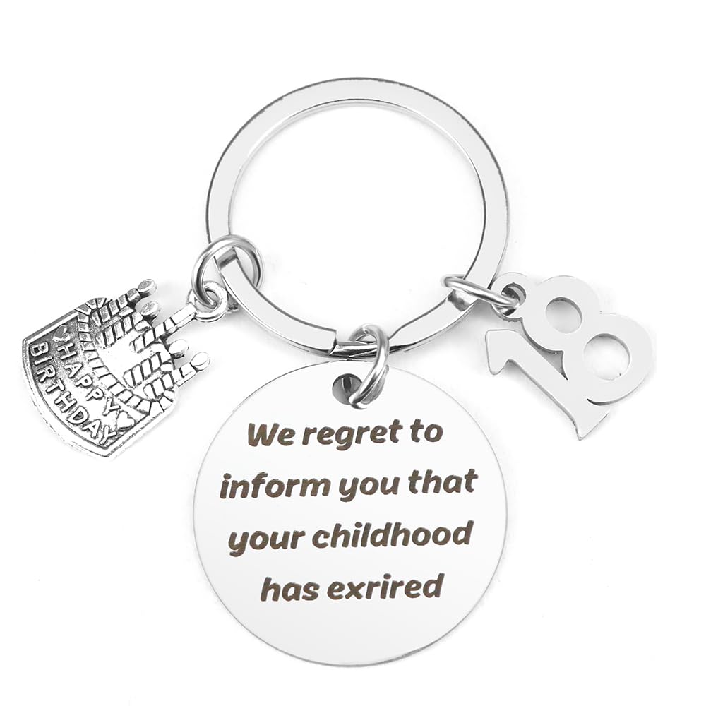 John Pye Auctions 50 X 18TH BIRTHDAY GIFTS, 18TH BIRTHDAY KEYCHAIN