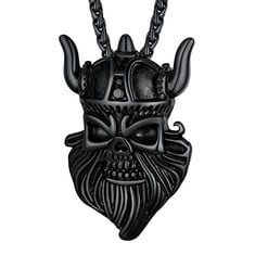QTY OF JEWELLERY TO INCLUDE RICHSTEEL MENS NECKLACES ODIN CHUNKY BLACK GOTHIC NECKLACE - RRP £190: LOCATION - E