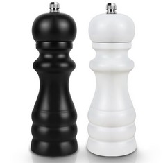QTY OF ASSORTED ITEMS TO INCLUDE SALT & PEPPER GRINDER SET OF 2 BLACK AND WHITE - RRP £363: LOCATION - F