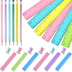 QTY OF ASSORTED ITEMS TO INCLUDE PASTEL STATIONARY SET OF 4 - RRP £350: LOCATION - F