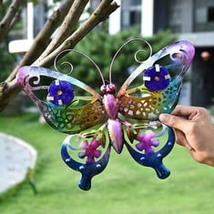 QTY OF ASSORTED ITEMS TO INCLUDE BOMKRA 14" METAL BUTTERFLY : LOCATION - F