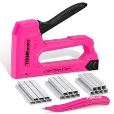 QTY OF ASSORTED ITEMS TO INCLUDE THINKWORK STAPLE GUN FOR WOOD WITH 2100PCS - RRP £374: LOCATION - F
