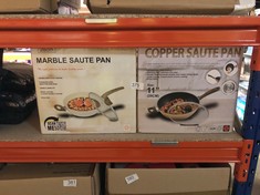 QTY OF ITEMS TO INCLUDE 11 INCH MARBLE SAUTE PAN : LOCATION - RACK D