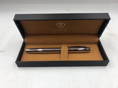 RUCKSTUHL STAINLESS STEEL LUXURY PEN IN GIFT BOX HAND ASSEMBLED: LOCATION - RACK A