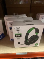QTY OF ITEMS TO INCLUDE TURTLE BEACH RECON 50X GAMING HEADSET: LOCATION - RACK E