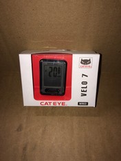 QTY OF ITEMS TO INCLUDE CATEYE VELO 7 CYCLING COMPUTER 2015: LOCATION - RACK F