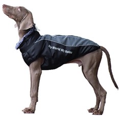 15 X DOG COAT WITH HARNESS - WATERPROOF DOG RAINCOAT, WARM COATS & JACKETS FOR DOGS WITH REFLECTIVE STRIPS (2XL) - TOTAL RRP £226: LOCATION - B