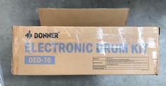 DONNER ELECTRIC DRUM KIT MODEL DED-70: LOCATION - LEFT RACK(COLLECTION OR OPTIONAL DELIVERY AVAILABLE)