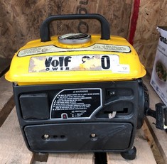 WOLF POWER 800 POWER GENERATOR: LOCATION - LEFT RACK(COLLECTION OR OPTIONAL DELIVERY AVAILABLE)