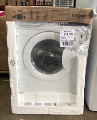 JOHN LEWIS INTEGRATED WASHING MACHINE MODEL JLWM1407 RRP £469: LOCATION - FLOOR(COLLECTION OR OPTIONAL DELIVERY AVAILABLE)