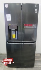 LG NATURE FREE WIFI CONNECTED FROST FREE AMERICAN FRIDGE FREEZER MODEL GML844MC7E RRP £1799: LOCATION - FRONT FLOOR(COLLECTION OR OPTIONAL DELIVERY AVAILABLE)