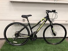 MERIDA CROSSWAY LADIES HYBRID MOUNTAIN BIKE, 17” FRAME, 700X32C WHEELS, 21 SPEED SHIMANO TRIGGER GEARS: LOCATION - FLOOR(COLLECTION OR OPTIONAL DELIVERY AVAILABLE)