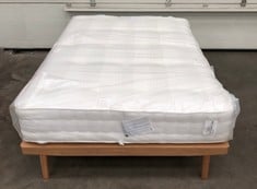 JOHN LEWIS WAITROSE WOOL COLLECTION NO.4 MATTRESS APPROX SIZE 135 X 190CM + JOHN LEWIS BOW PLATFORM BED FRAME RRP £1398: LOCATION - FRONT FLOOR(COLLECTION OR OPTIONAL DELIVERY AVAILABLE)