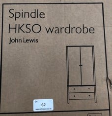 JOHN LEWIS SPINDLE HKSO DOUBLE WARDROBE RRP £899: LOCATION - MIDDLE FLOOR(COLLECTION OR OPTIONAL DELIVERY AVAILABLE)