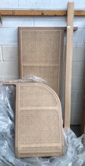 JOHN LEWIS RATTAN WRAPPED GUEST BED RRP £999: LOCATION - BACK WALL(COLLECTION OR OPTIONAL DELIVERY AVAILABLE)