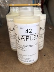 QTY OF OLAPLEX HAIR CARE TO INCLUDE OLAPLEX NO.4 BOND MAINTENANCE SHAMPOO - COLLECTION ONLY - LOCATION RIGHT RACK