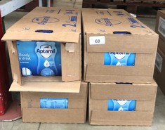 4X BOXES OF APTAMIL 6-12 MONTH FOLLOW ON MILK BEST BEFORE 08/05/2024 - COLLECTION ONLY - LOCATION RIGHT RACK
