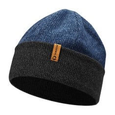 34 X SUKEEN KNIT BEANIE HAT, BEANIE HAT MEN, SOFT & STRETCHY WOMEN'S MEN'S ACCESSORIES, BRIMLESS CAP ROLLED CUFF RETRO FASHION WITH ADJUSTABLE,UNISEX GIFTS BLACK/NAVY BLUE - TOTAL RRP £198: LOCATION