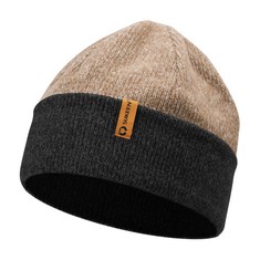 22 X SHAUKEEN KNIT BEANIE HAT, SOFT & STRETCHY, WOMEN'S MEN'S ACCESSORIES, BRIMLESS CAP ROLLED CUFF RETRO FASHION WITH ADJUSTABLE,UNISEX GIFTS BLACK/BROWN - TOTAL RRP £128: LOCATION - B RACK