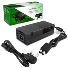 22 X PONKOR XBOX ONE POWER SUPPLY BRICK, AC ADAPTER CHARGER CORD REPLACEMENT KIT WITH POWER CABLE FOR MICROSOFT XBOX ONE, 100-240V WORLDWIDE VERSION - TOTAL RRP £444: LOCATION - B RACK