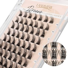 QTY OF ASSORTED ITEMS TO INCLUDE LASHVIEW INDIVIDUAL CLUSTER LASHES. 10-16MM.TOTAL RRP £259: LOCATION - C RACK