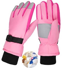 QTY OF ASSORTED ITEMS TO INCLUDE WARM WINTER GLOVES. PINK. : LOCATION - C RACK
