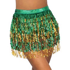 QTY OF ASSORTED ITEMS TO INCLUDE FLOVEL SEQUIN TASSEL BELLY SKIRT. TOTAL RRP £765: LOCATION - D RACK
