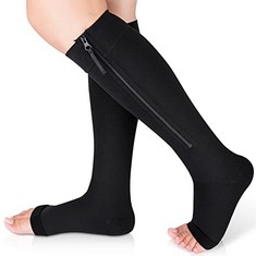 QTY OF ASSORTED ITEMS TO INCLUDE 1 PCS ZIPPER COMPRESSION SOCKS. BLACK. M. TOTAL RRP £819: LOCATION - E RACK