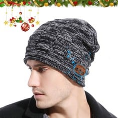 14 X JYPS GIFTS FOR MEN BEANIE HAT WITH BLUETOOTH V5.0, WIRELESS KNIT HATS TECH GIFTS FOR MEN, MUSIC HAT CAP WITH HEADPHONES, UNISEX XMAS STOCKING FILLER GIFTS FOR HIM BOYFRIEND/TEENAGER BOYS ADULTS(