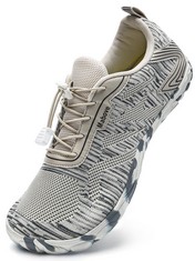 QTY OF ASSORTED ITEMS TO INCLUDE MENS WATER SHOES. GREY. UK 9.TOTAL RRP £173: LOCATION - F RACK