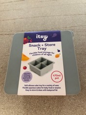 41 X SNACK AND STORE TRAY. GREY. TOTAL RRP £153: LOCATION - F RACK