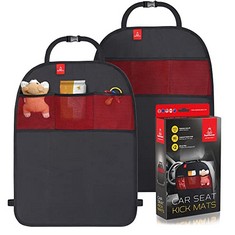 QTY OF ASSORTED ITEMS TO INCLUDE CAR SEAT KICK MATS. RED/BLACK. : LOCATION - F RACK
