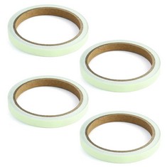 43 X 4 ROLLS WATERPROOF SELF ADHESIVE GREEN LIGHT LUMINOUS TAPE WATERPROOF FLUORESCENT ADHESIVE TAPE FLUORESCENT TAPE FOR STAIRS STAGE WALL LAMP DECORATION - TOTAL RRP £243: LOCATION - F RACK