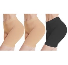 14 X WIESPODEX SLIP SHORTS, COMFORTABLE BOYSHORTS PANTIES FOR YOGA, ANTI-CHAFING SPANDEX SHORTS FOR UNDER DRESS - TOTAL RRP £186: LOCATION - A RACK