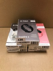 5 X FITBIT INSPIRE 2 HEALTH & FITNESS TRACKER, 24/7 HEART RATE & UP TO 10 DAYS BATTERY.: LOCATION - J1