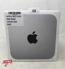APPLE 2023 MAC MINI DESKTOP COMPUTER M2 CHIP WITH 8?CORE CPU AND 10?CORE GPU, 8GB UNIFIED MEMORY, 256GB SSD STORAGE, GIGABIT ETHERNET. WORKS WITH IPHONE/IPAD.: LOCATION - J3