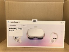 META QUEST 2 - ADVANCED ALL-IN-ONE VR HEADSET - 128 GB. HEAD TRACKING/DISPLAY ISSUES SMASHED/SALVAGE/SPARES: LOCATION - TABLES