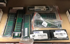 QTY OF TECH ITEMS TO INCLUDE 4GB RAM STICK: LOCATION - J2